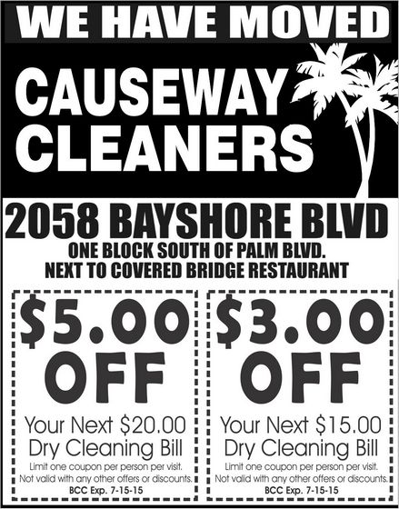 Coupon for Causeway Cleaners